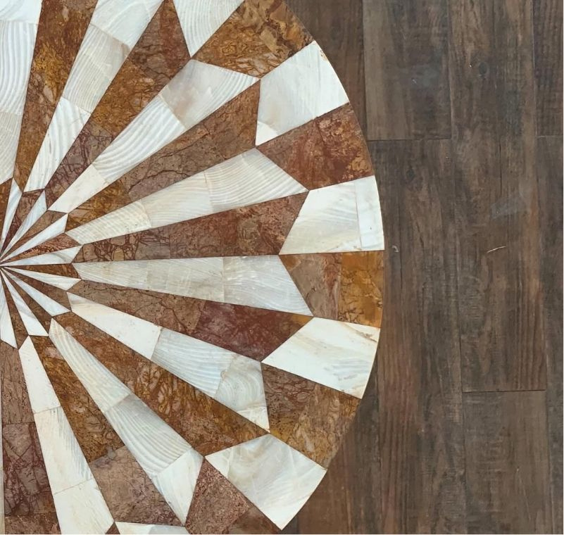 Stone, Shell Inlay, Accessories - Decorative furniture piece